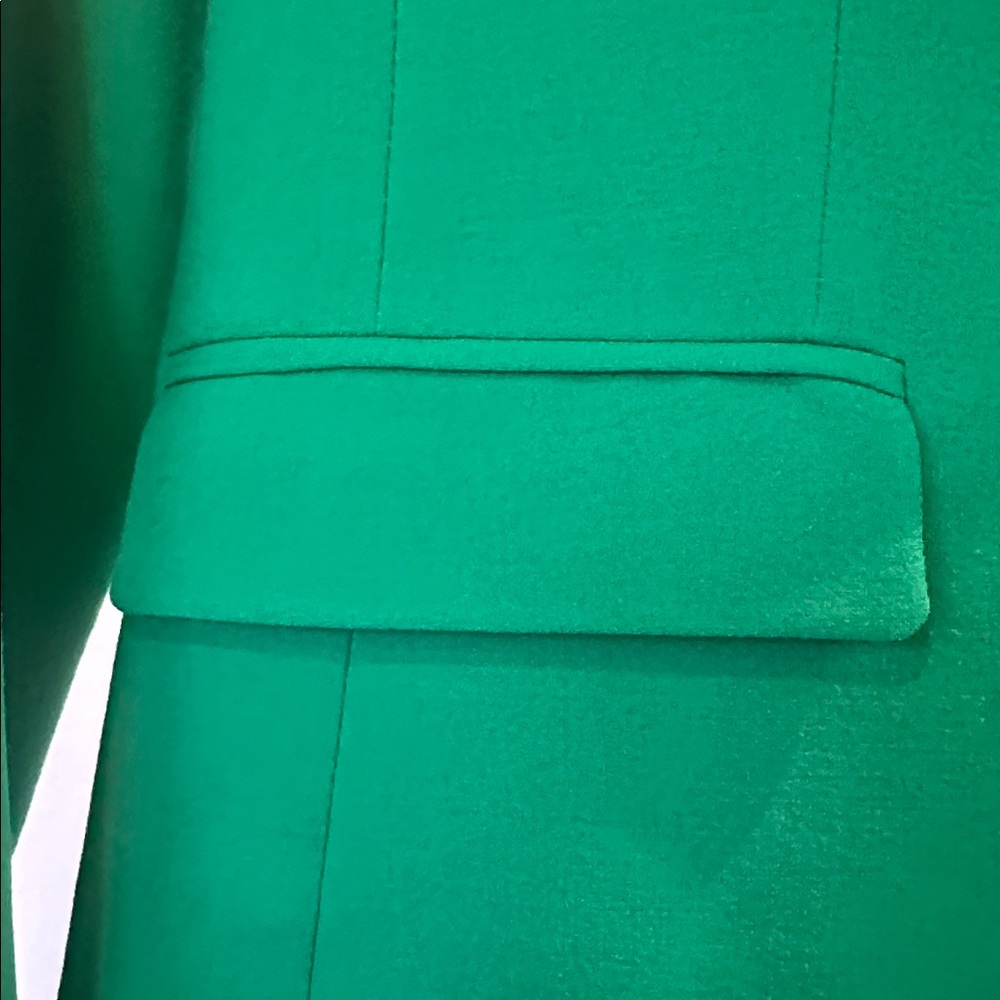 Banana Republic Green Wool Single-Button Blazer size 2 - Picture 6 of 12